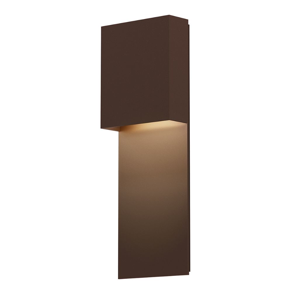 Sonneman 7106.72-WL Flat Box™ LED Panel Sconce in Textured Bronze
