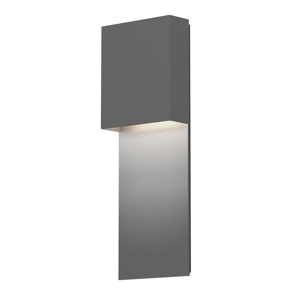 Sonneman 7106.74-WL Flat Box™ LED Panel Sconce in Textured Gray