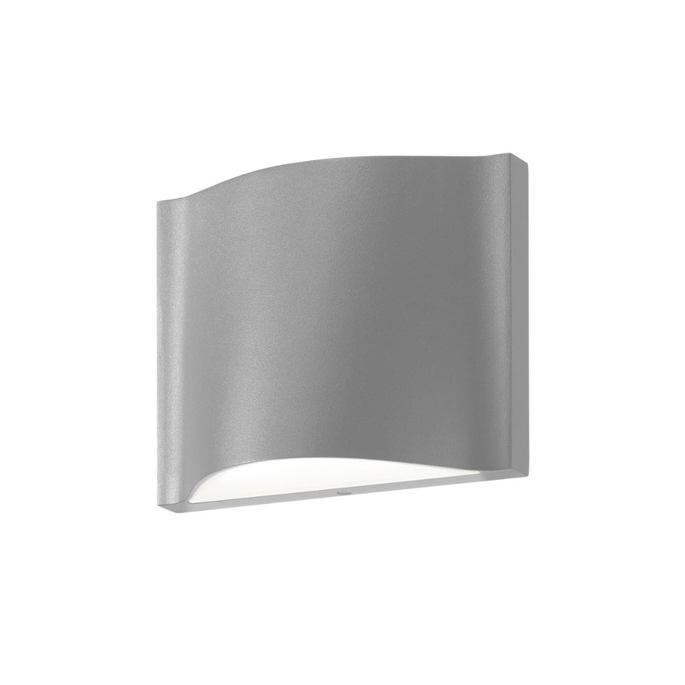 Sonneman 7239.74-WL Dual LED Sconce in Textured Gray
