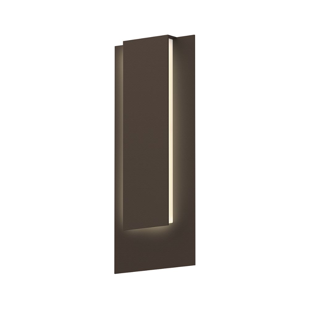 Sonneman 7265.72-WL Reveal Tall LED Sconce in Textured Bronze