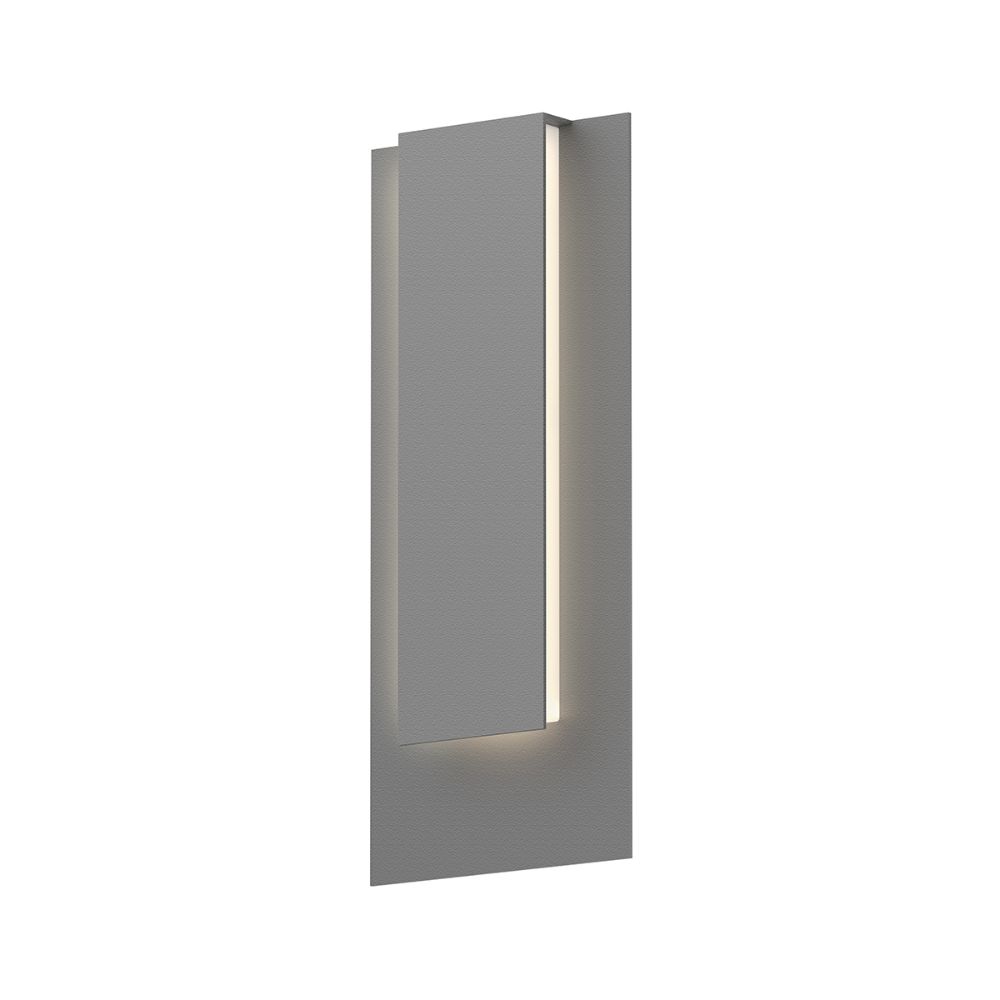 Sonneman 7265.74-WL Reveal Tall LED Sconce in Textured Gray