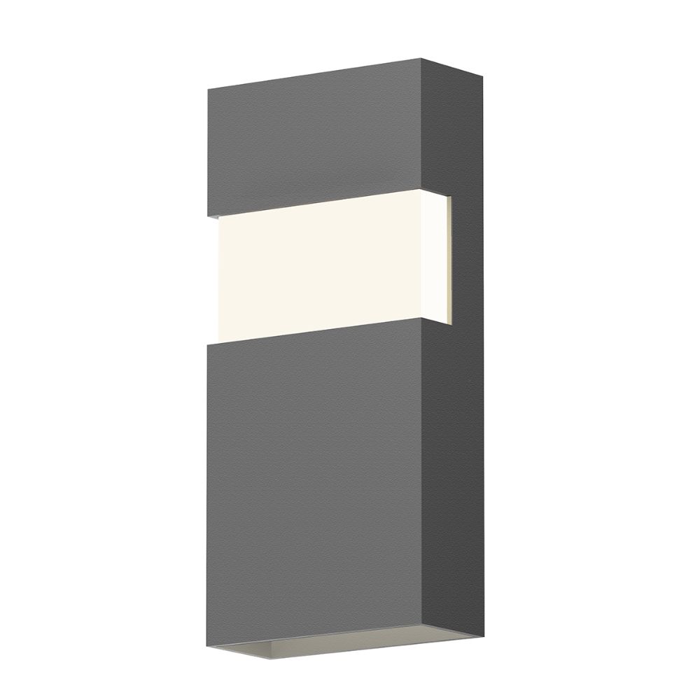 Sonneman 7282.74-WL Band 13" LED Sconce in Textured Gray