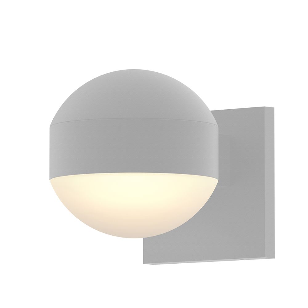 Sonneman 7300.DC.DL.98-WL REALS Downlight LED Sconce in Textured White