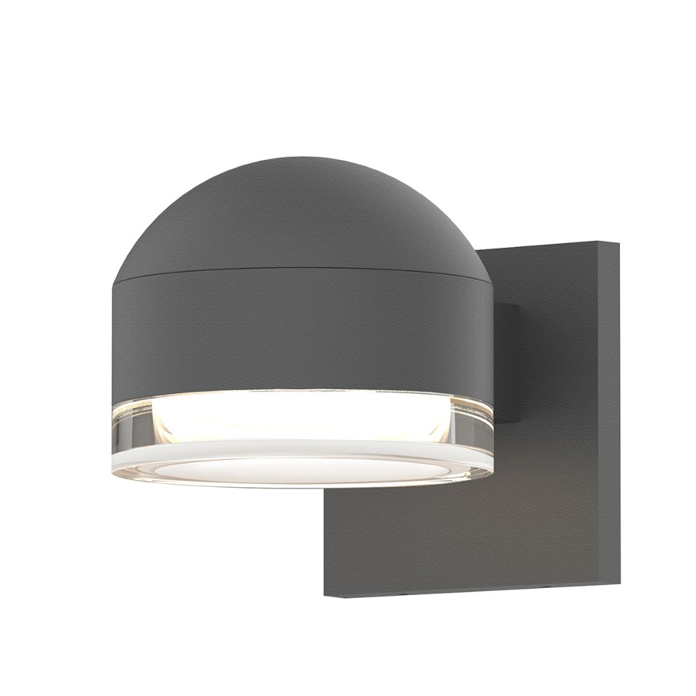 Sonneman 7300.DC.FH.74-WL REALS Downlight LED Sconce in Textured Gray