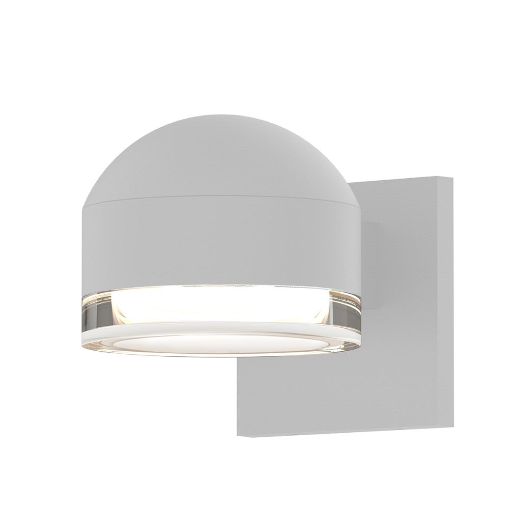 Sonneman 7300.DC.FH.98-WL REALS Downlight LED Sconce in Textured White