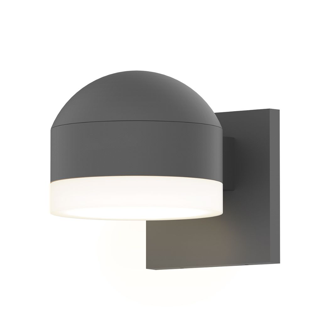 Sonneman 7300.DC.FW.74-WL REALS Downlight LED Sconce in Textured Gray