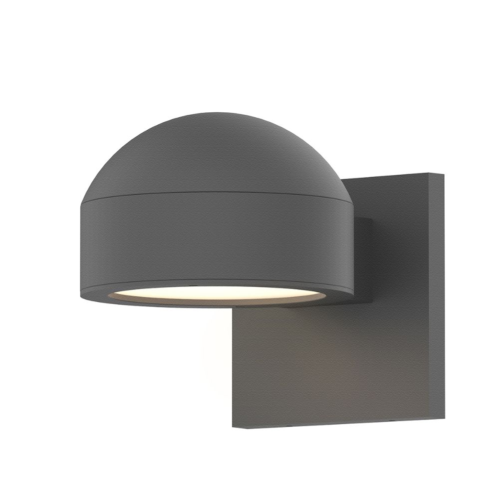 Sonneman 7300.DC.PL.74-WL REALS Downlight LED Sconce in Textured Gray