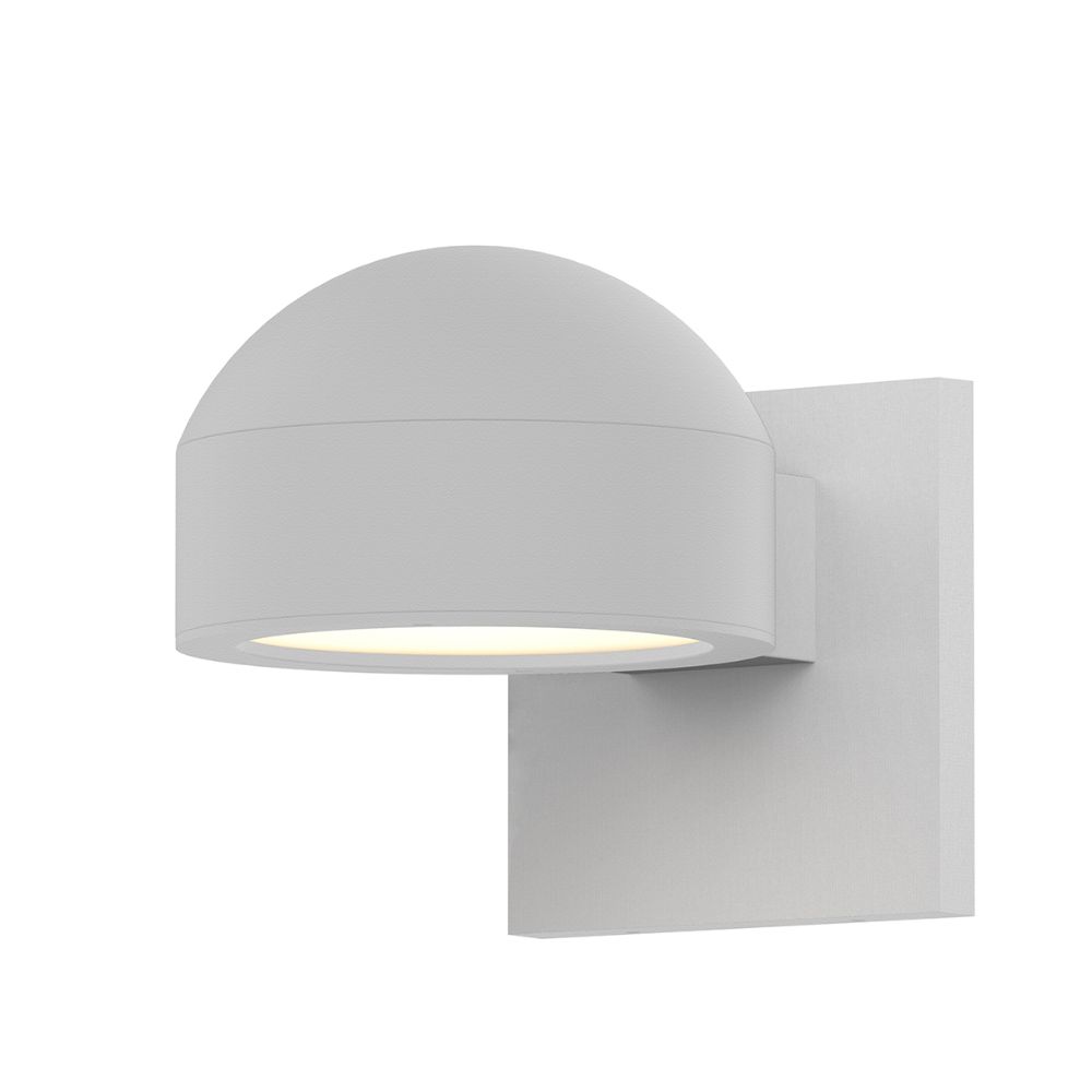Sonneman 7300.DC.PL.98-WL REALS Downlight LED Sconce in Textured White