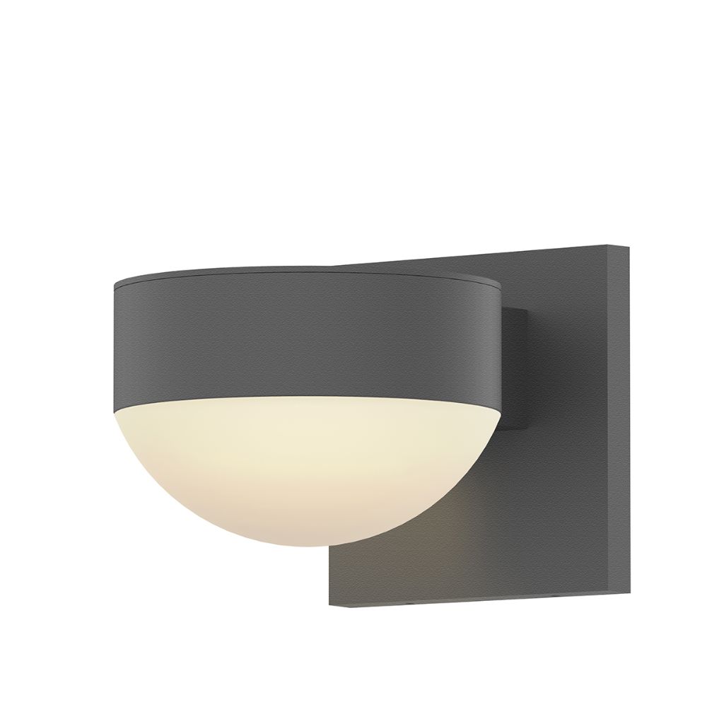 Sonneman 7300.PC.DL.74-WL REALS Downlight LED Sconce in Textured Gray