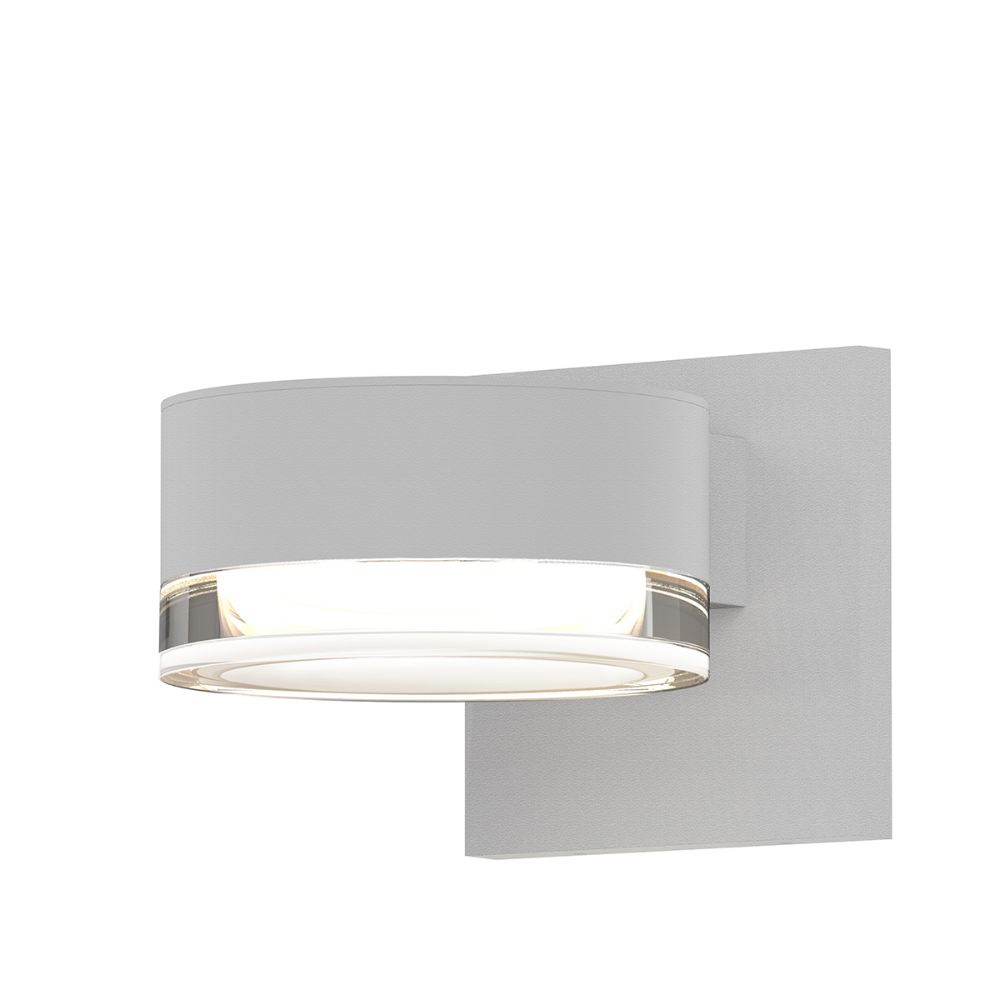Sonneman 7300.PC.FH.98-WL REALS Downlight LED Sconce in Textured White