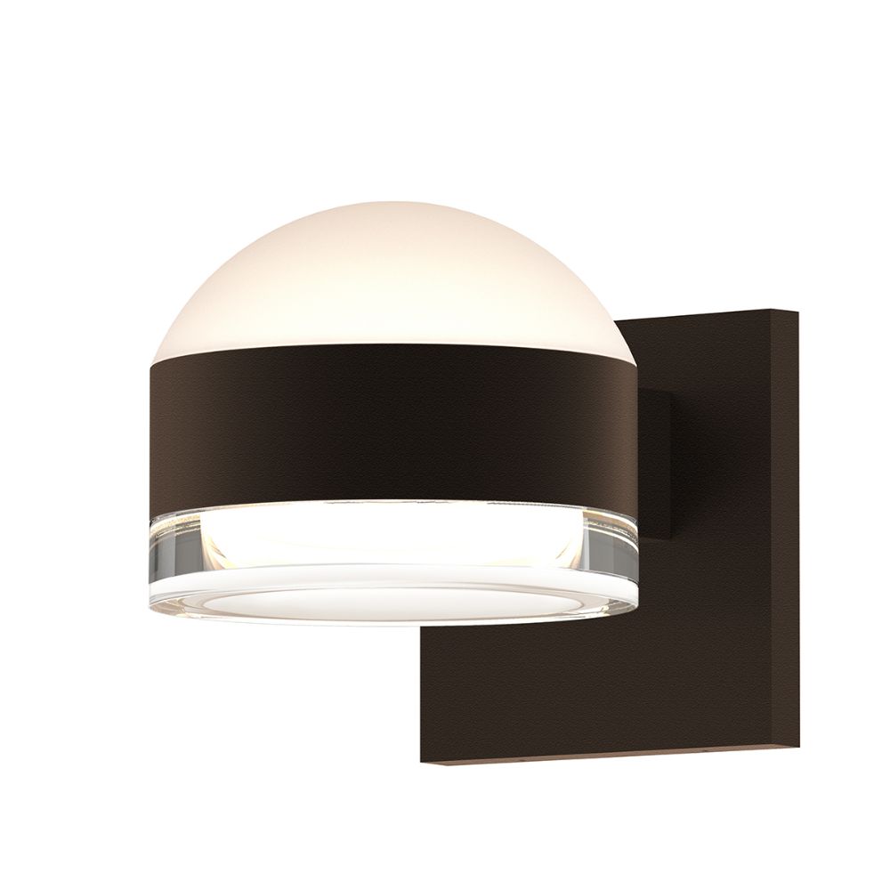 Sonneman 7302.DL.FH.72-WL REALS Up/Down LED Sconce in Textured Bronze