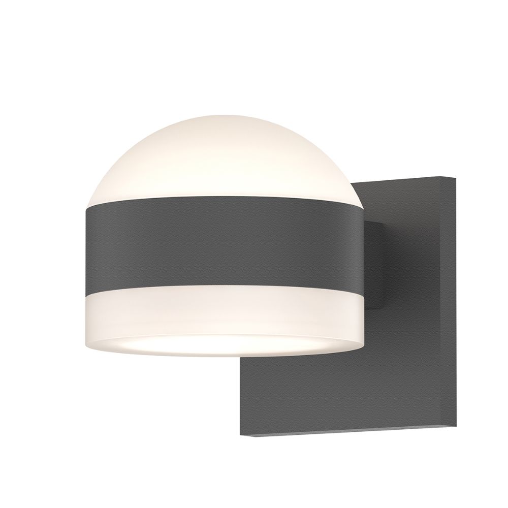 Sonneman 7302.DL.FW.74-WL REALS Up/Down LED Sconce in Textured Gray