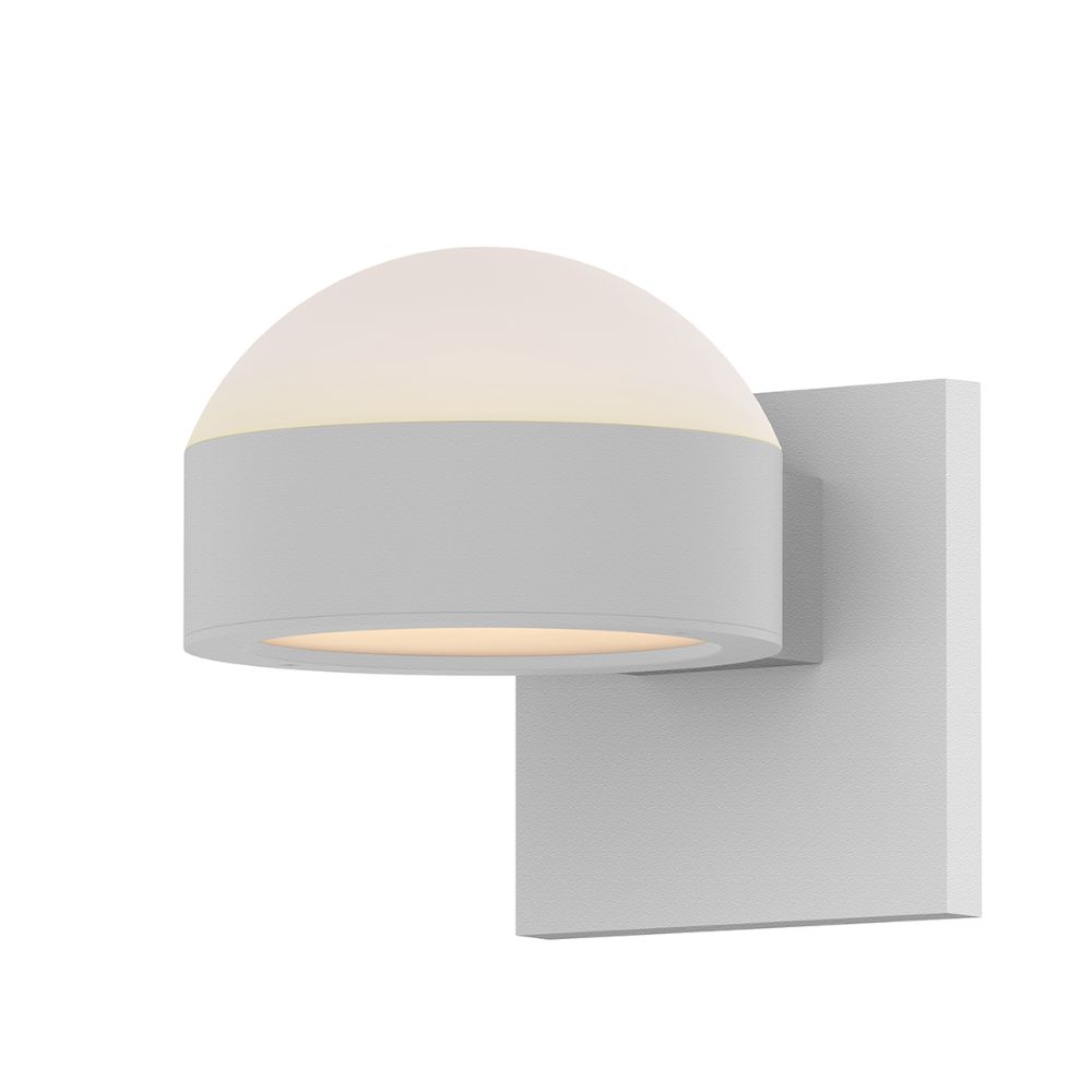 Sonneman 7302.DL.PL.98-WL REALS Up/Down LED Sconce in Textured White