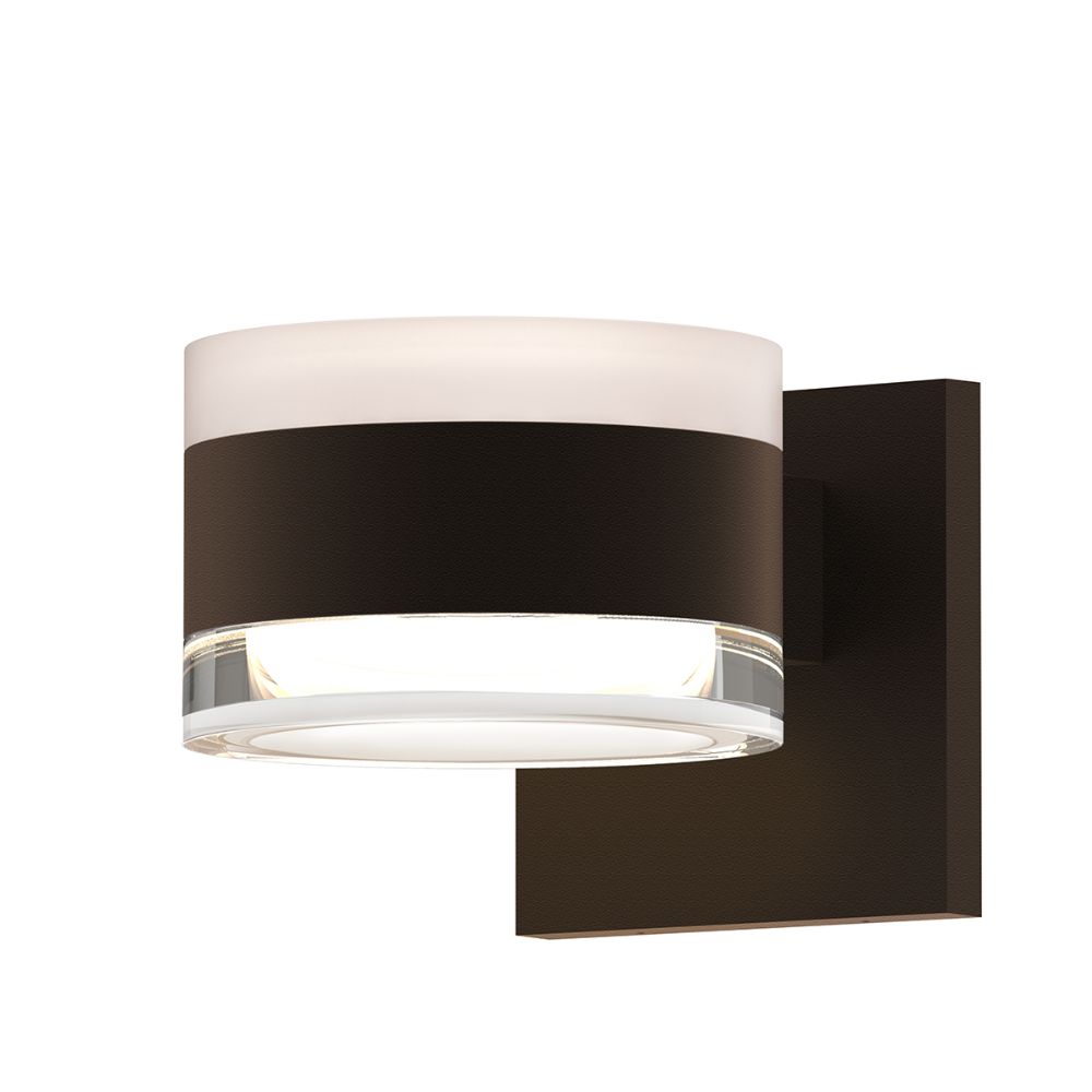 Sonneman 7302.FW.FH.72-WL REALS Up/Down LED Sconce in Textured Bronze