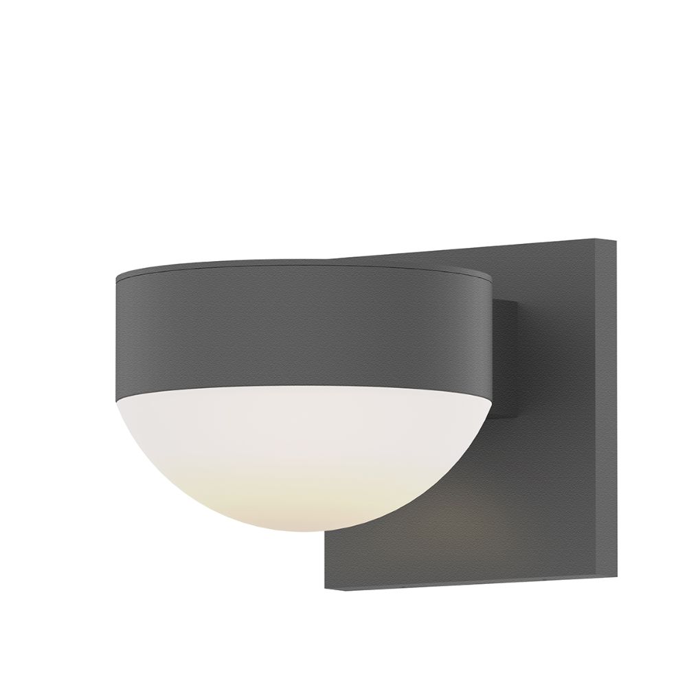 Sonneman 7302.PL.DL.74-WL REALS Up/Down LED Sconce in Textured Gray