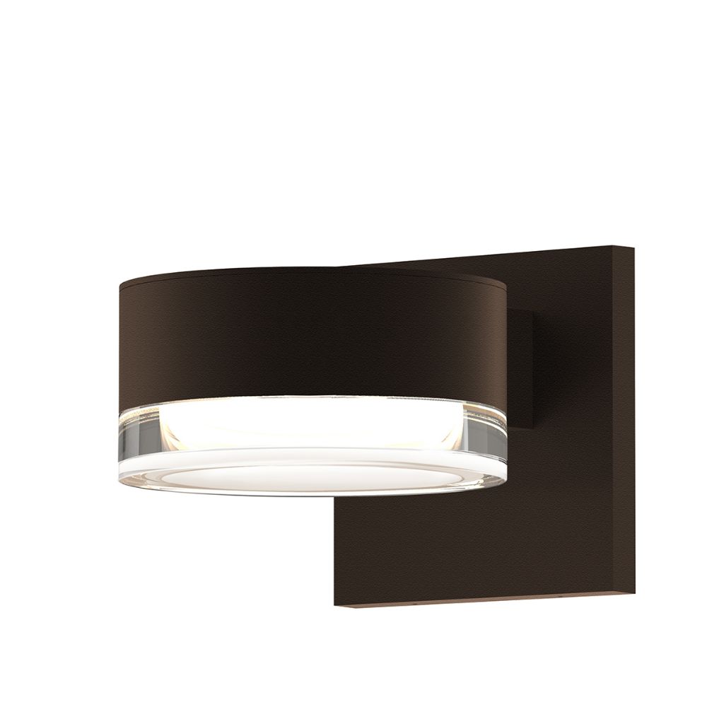 Sonneman 7302.PL.FH.72-WL REALS Up/Down LED Sconce in Textured Bronze
