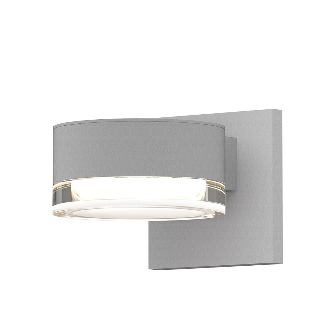 Sonneman 7302.PL.FH.98-WL REALS Up/Down LED Sconce in Textured White
