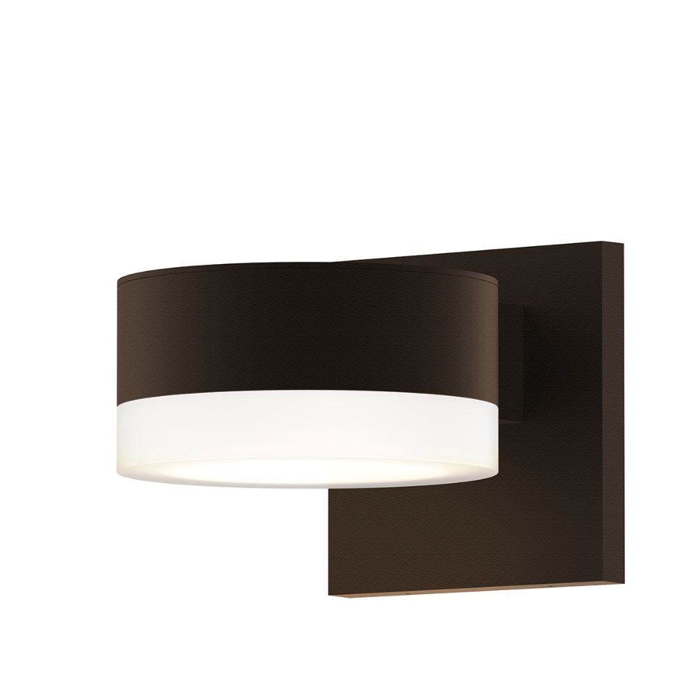 Sonneman 7302.PL.FW.72-WL REALS Up/Down LED Sconce in Textured Bronze
