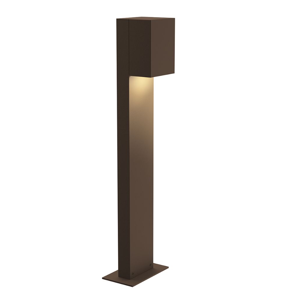 Sonneman 7342.72-WL Box 22" LED Bollard in Textured Bronze