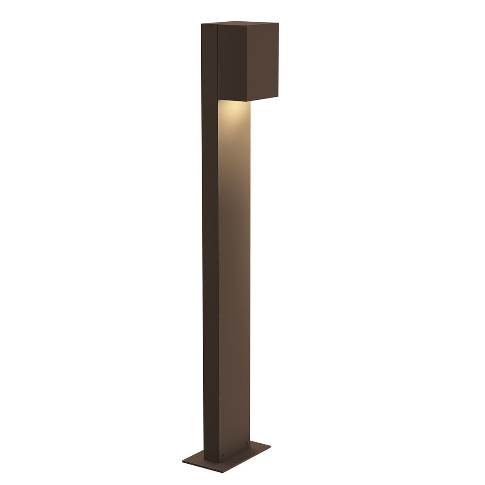 Sonneman 7343.72-WL Box 28" LED Bollard in Textured Bronze