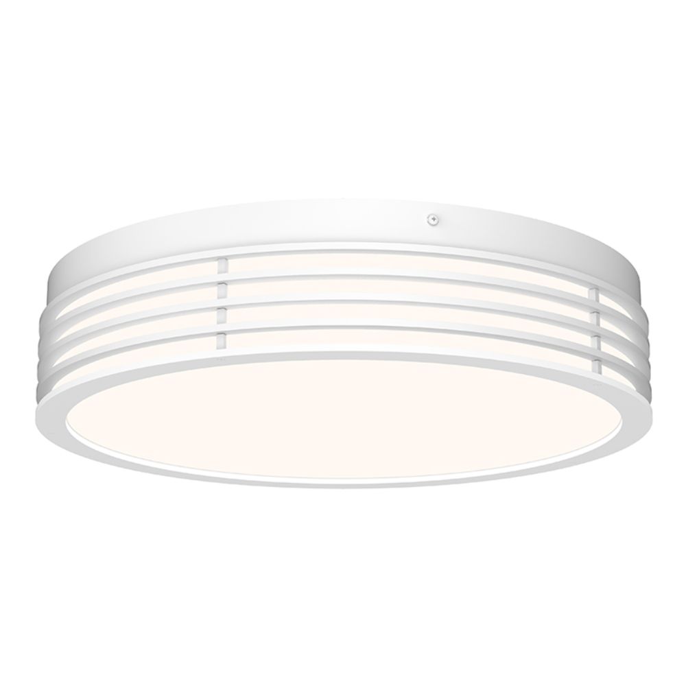 Sonneman 7422.98 Marue™ 14" Round LED Surface Mount in Textured White