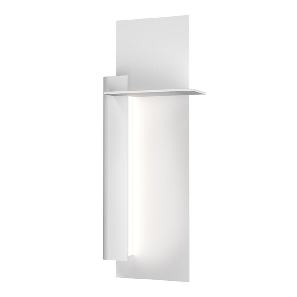 Sonneman 7436.98-WL Backgate™ 20" Left LED Sconce in Textured White