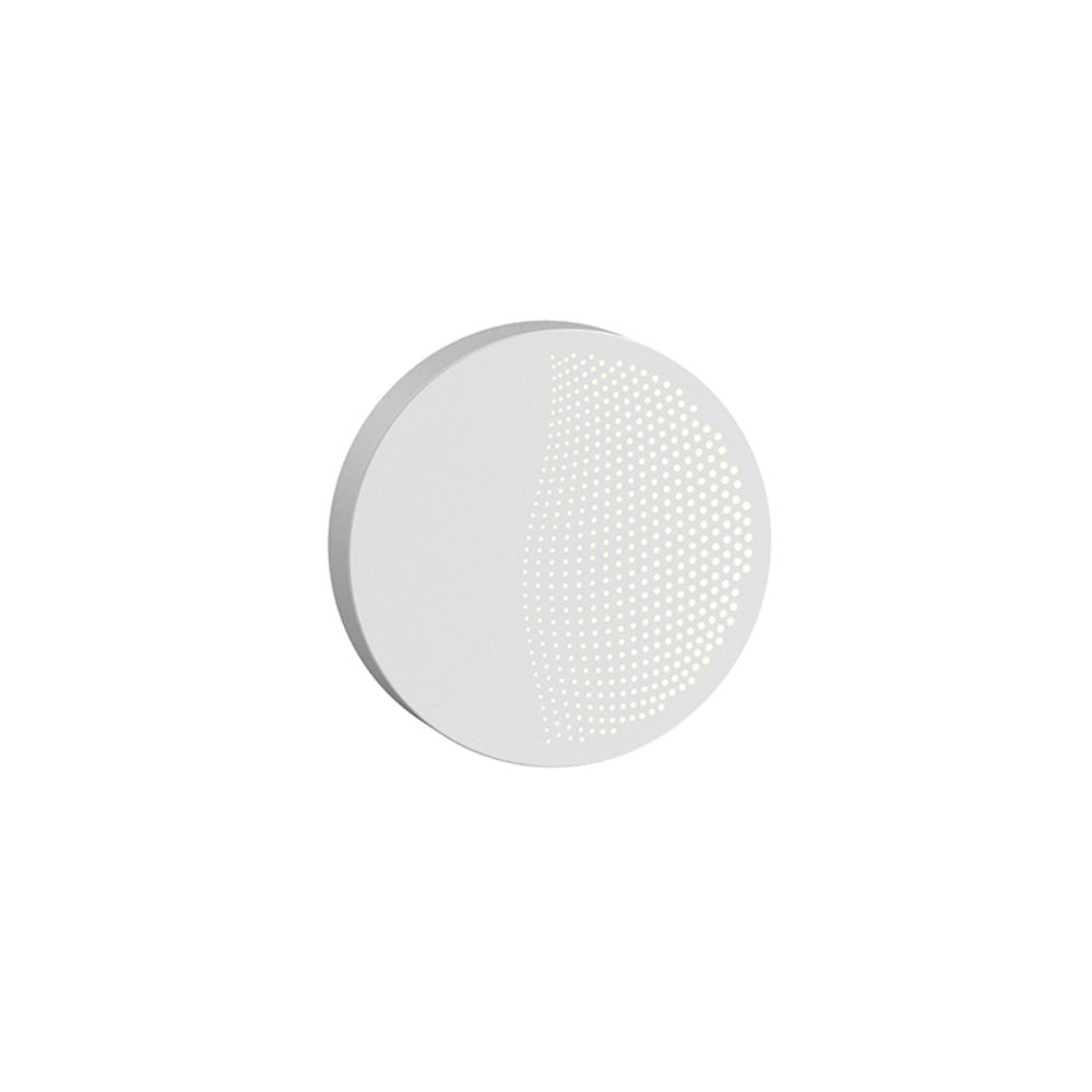 Sonneman 7450.98-WL Dotwave™ Small Round LED Sconce in Textured White