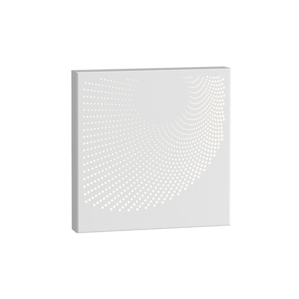 Sonneman 7456.98-WL Dotwave™ Square LED Sconce in Textured White
