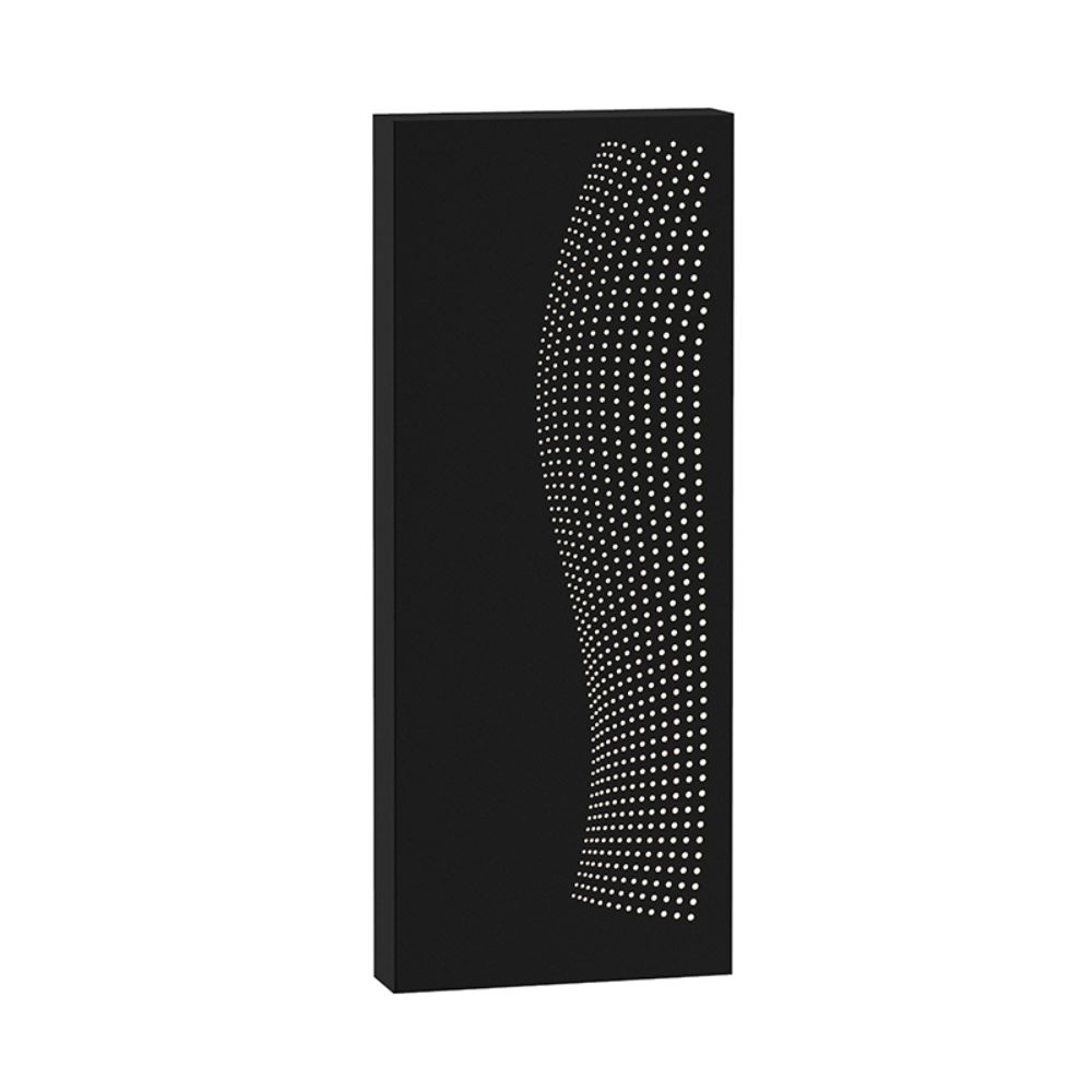 Sonneman 7458.97-WL Dotwave™ Rectangle LED Sconce in Textured Black