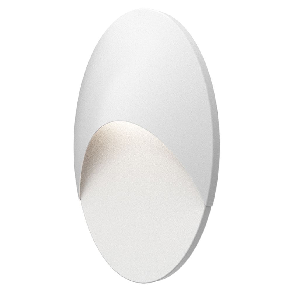 Sonneman 7462.98-WL Ovos™ Oval LED Sconce in Textured White
