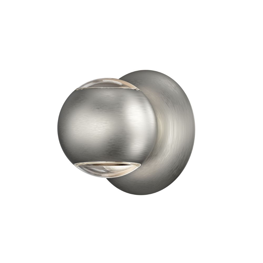 Sonneman 7502.77 Hemisphere Up/Down Sconce in Natural Anodized