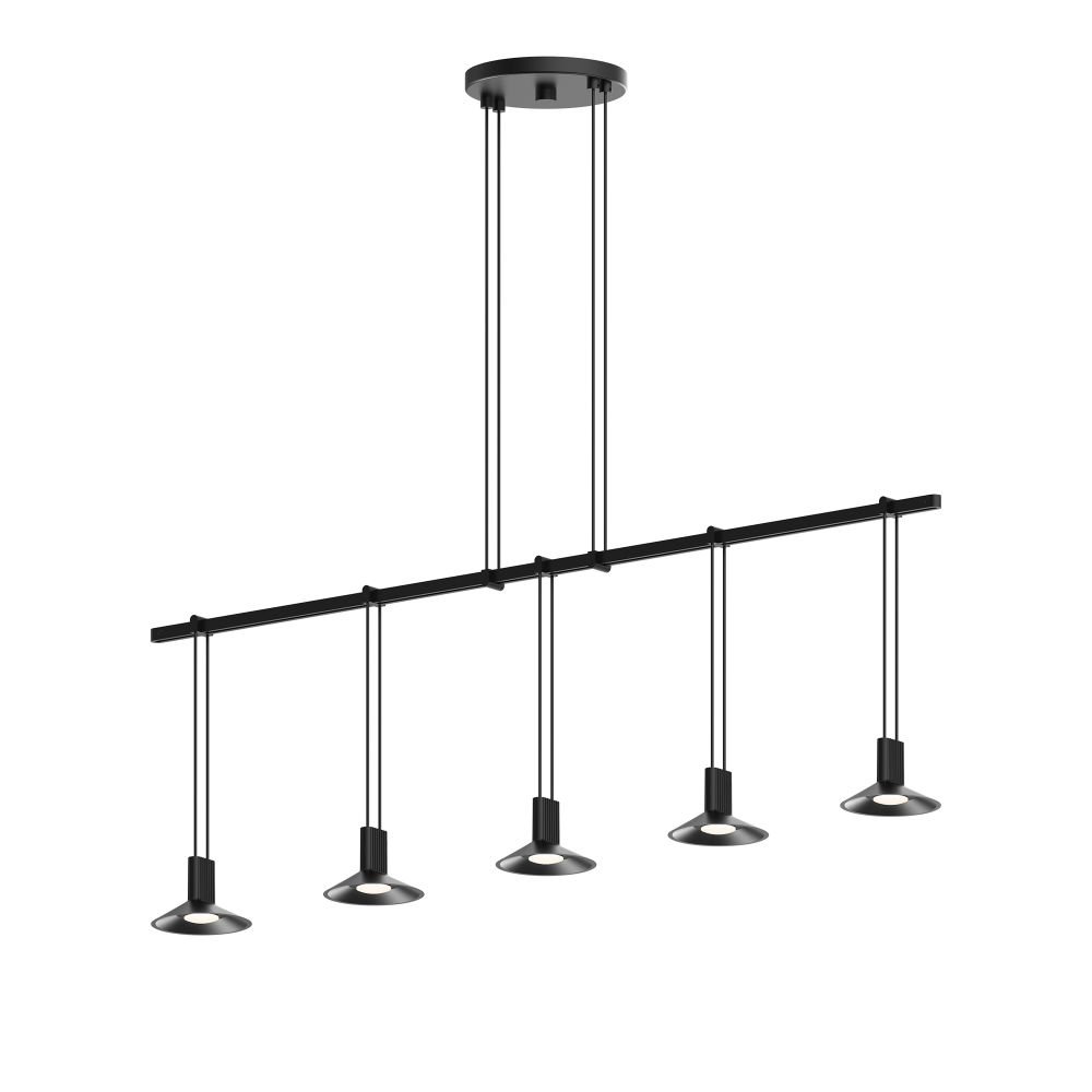 Sonneman S1A36K-JR18XX09-RP11 Suspenders® 36" 1-Tier Linear with Reflector Luminaires in 