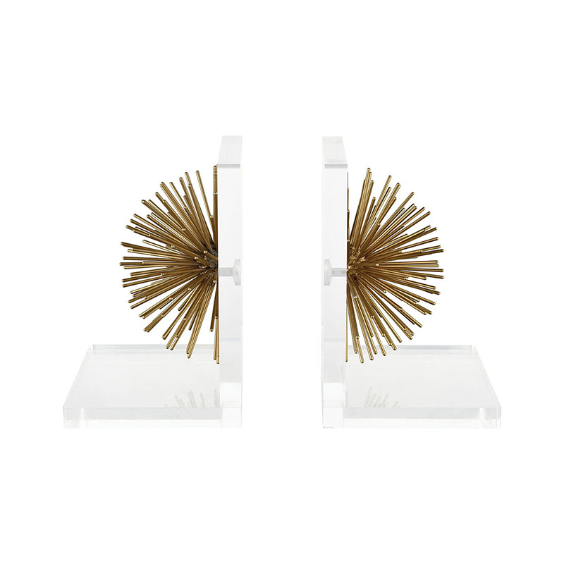 ELK Home 351-10564/S2 Glint Bookends in Gold