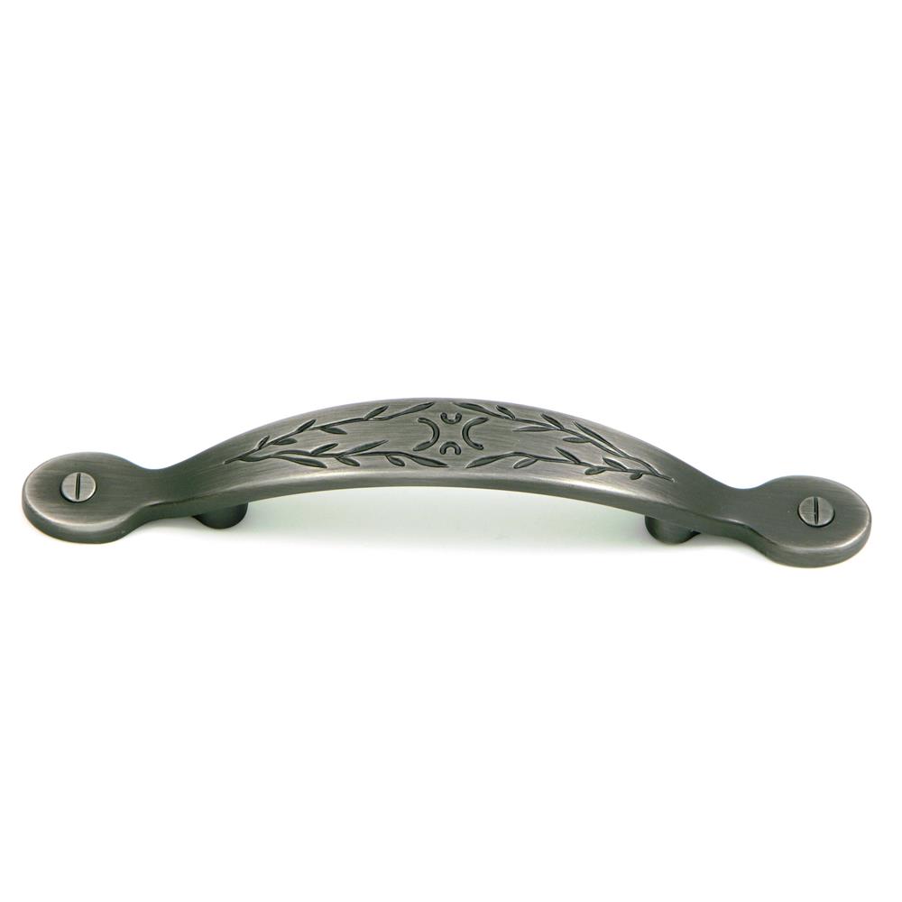 Stone Mill Hardware CP3042-WEN Weathered Nickel Leaf Cabinet Pull
