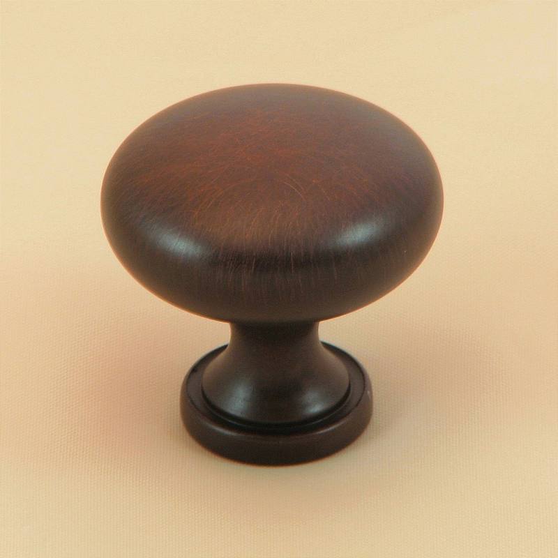 Stone Mill Hardware CP2175-OB Oil Rubbed Bronze Round Cabinet Knob in Oil-Rubbed Bronze