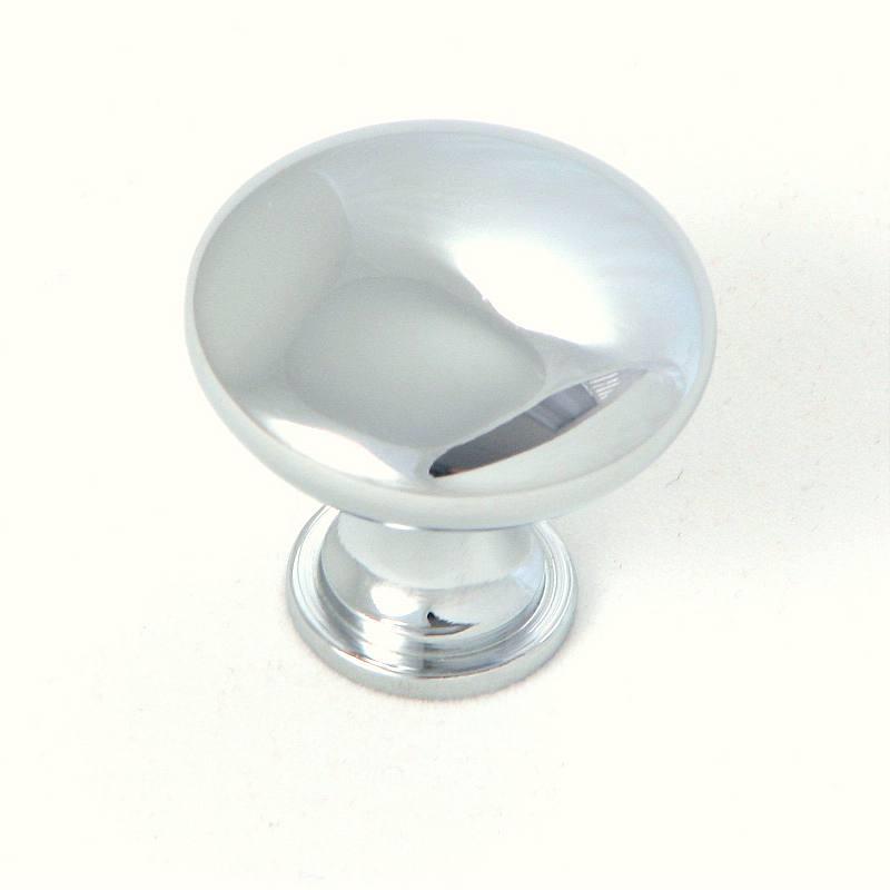 Stone Mill Hardware CP2175-PC Polished Chrome Round Cabinet Knob in Polished Chrome