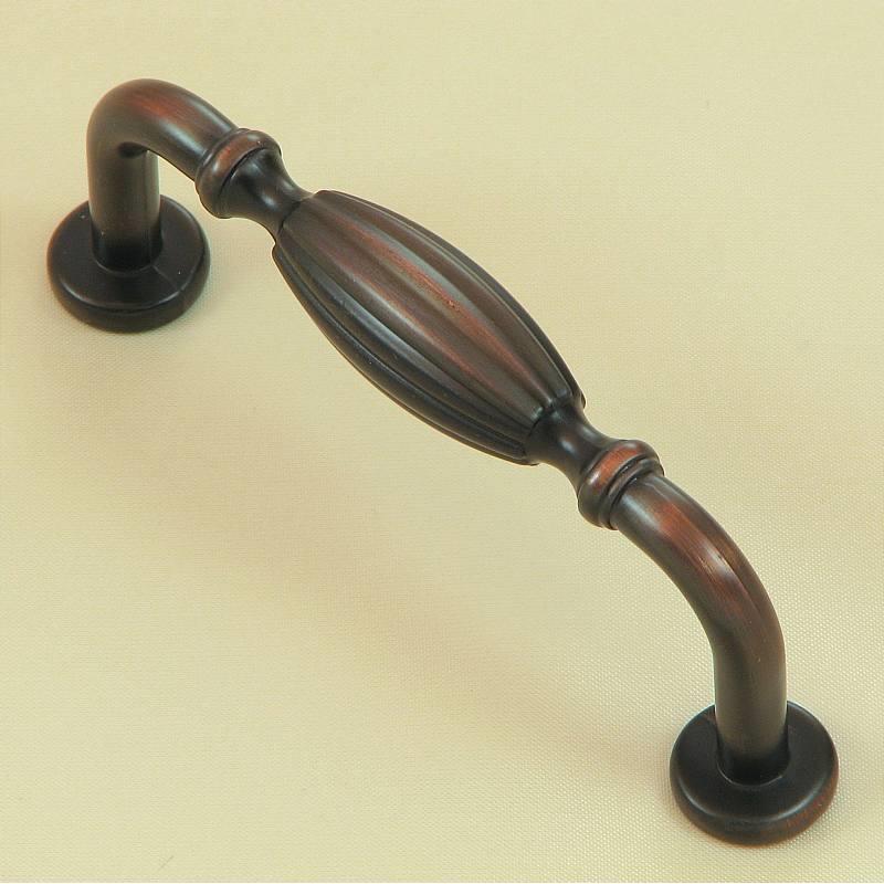 Stone Mill Hardware CP5210-OB 3" Oil Rubbed Bronze French Country Cabinet Handle in Oil-Rubbed Bronze