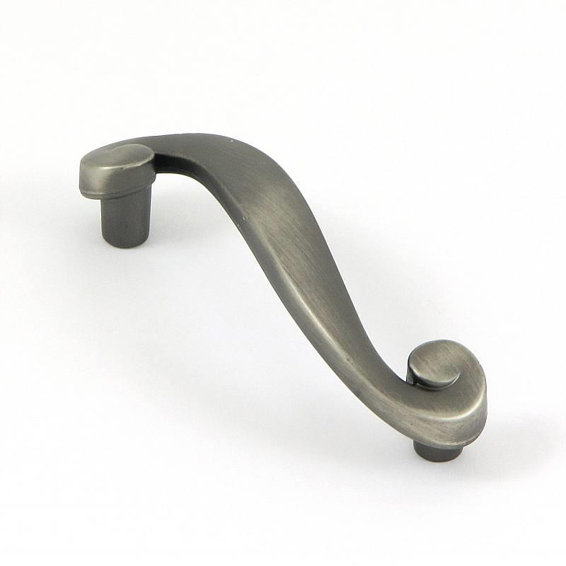Stone Mill Hardware CP1007-WEN Weathered Nickel Hawthorne Cabinet Pull in Weathered Nickel