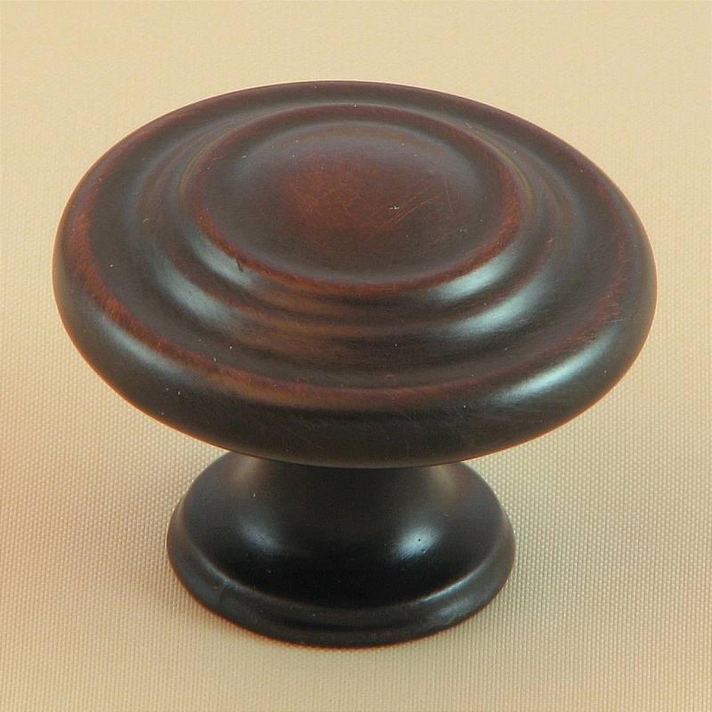 Stone Mill Hardware CP1398-OB Oil Rubbed Bronze 3 Ring Cabinet Knob in Oil-Rubbed Bronze