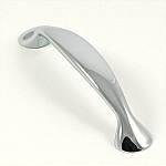 Stone Mill Hardware CP799-PC Polished Chrome Silhouette Cabinet Pull in Polished Chrome