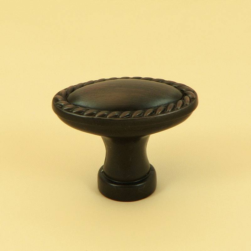 Stone Mill Hardware CP80104-OB Oil Rubbed Bronze Austin Cabinet Knob in Oil-Rubbed Bronze