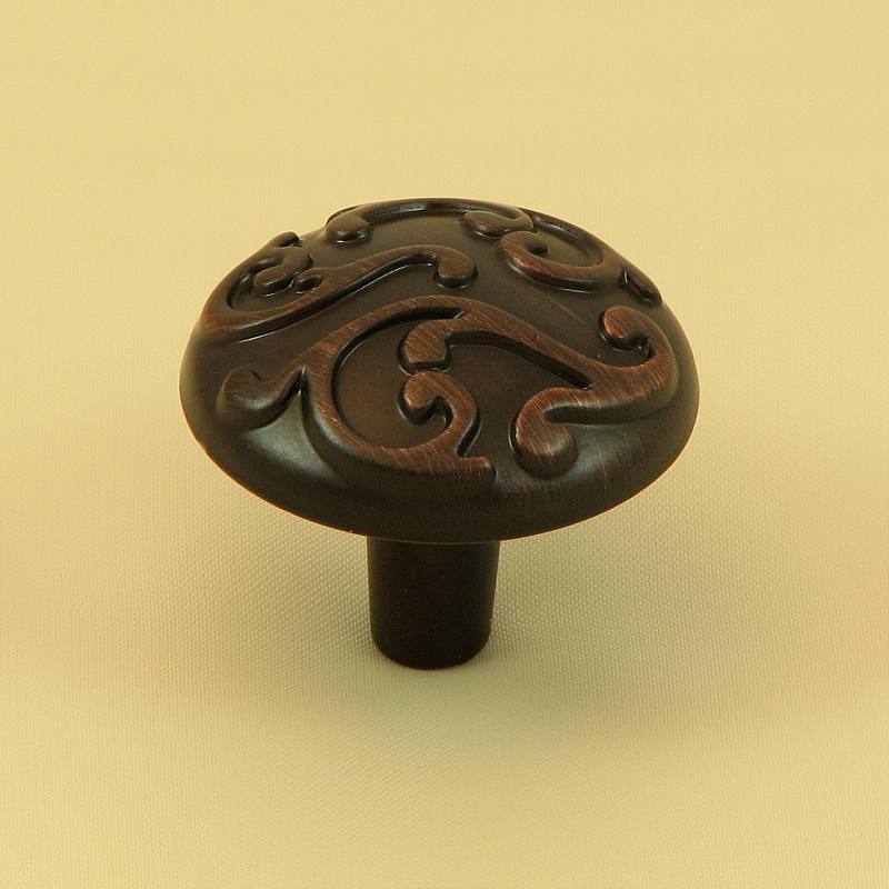 Stone Mill Hardware CP82460H-OB Oil Rubbed Bronze Ivy Cabinet Knob in Oil-Rubbed Bronze