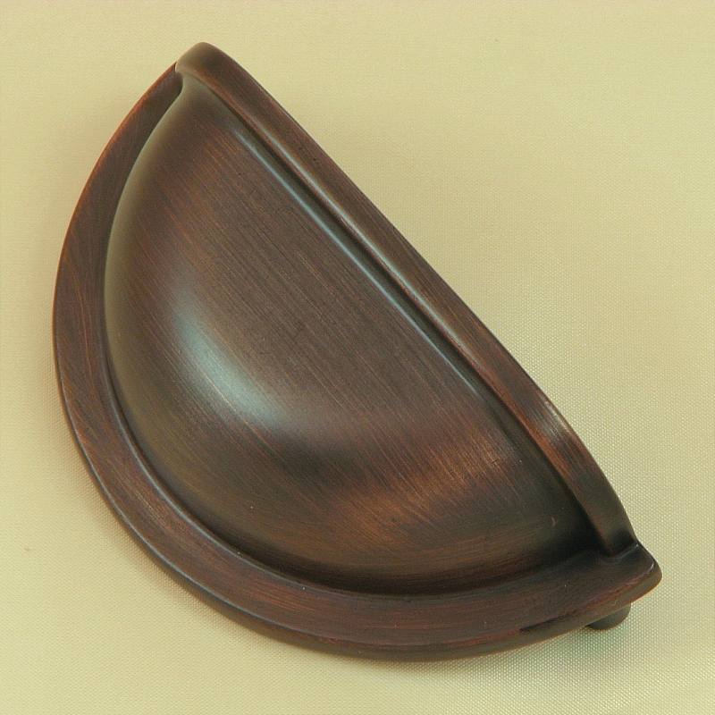 Stone Mill Hardware CP1499-OB Oil Rubbed Bronze Cup Handle in Oil-Rubbed Bronze