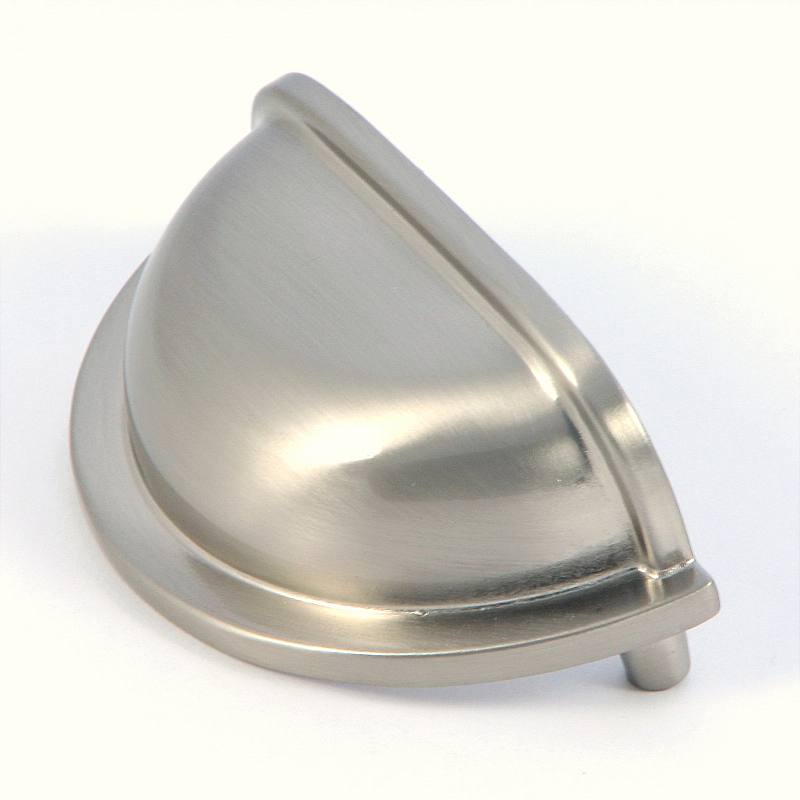 Stone Mill Hardware CP1499-SN Satin Nickel Cup Handle in Satin Nickel