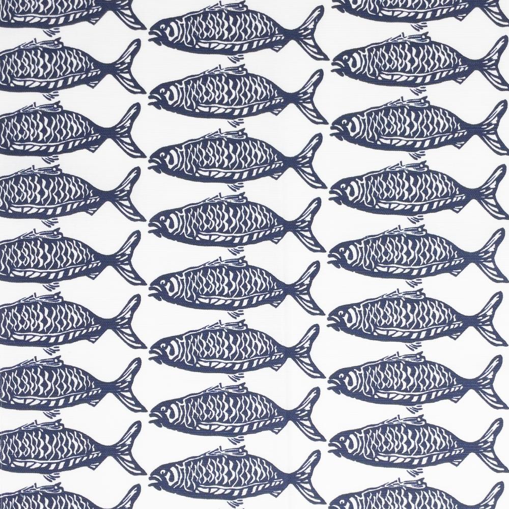 Stout 7826-4 School Of Fish Navy Multipurpose Fabric