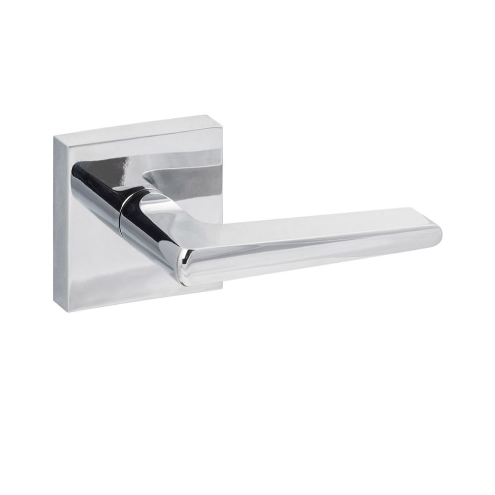Ridgecrest Modern BS101-SQ-26-234 Basel Lever with Square Rosette in Polished Chrome