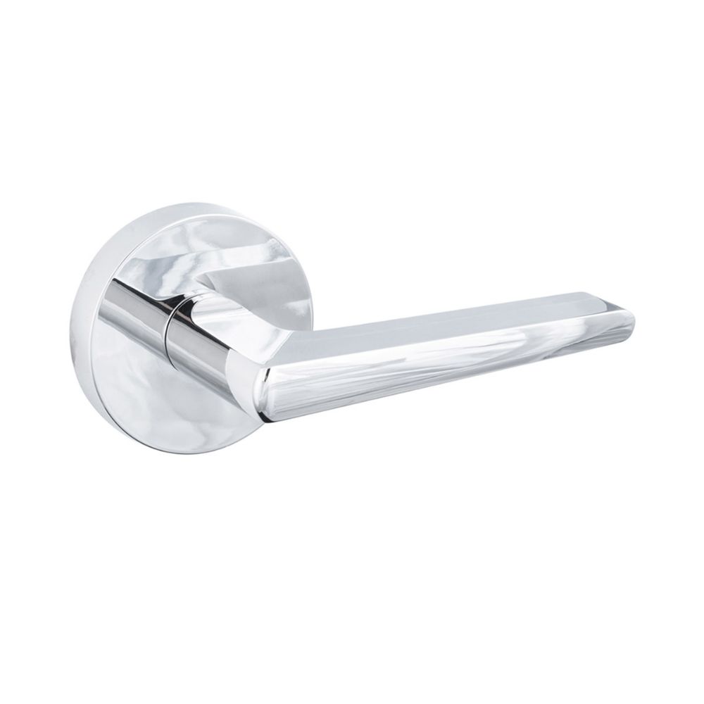 Ridgecrest Modern BS100-RD-26-234 Basel Lever with Round Rosette in Polished Chrome