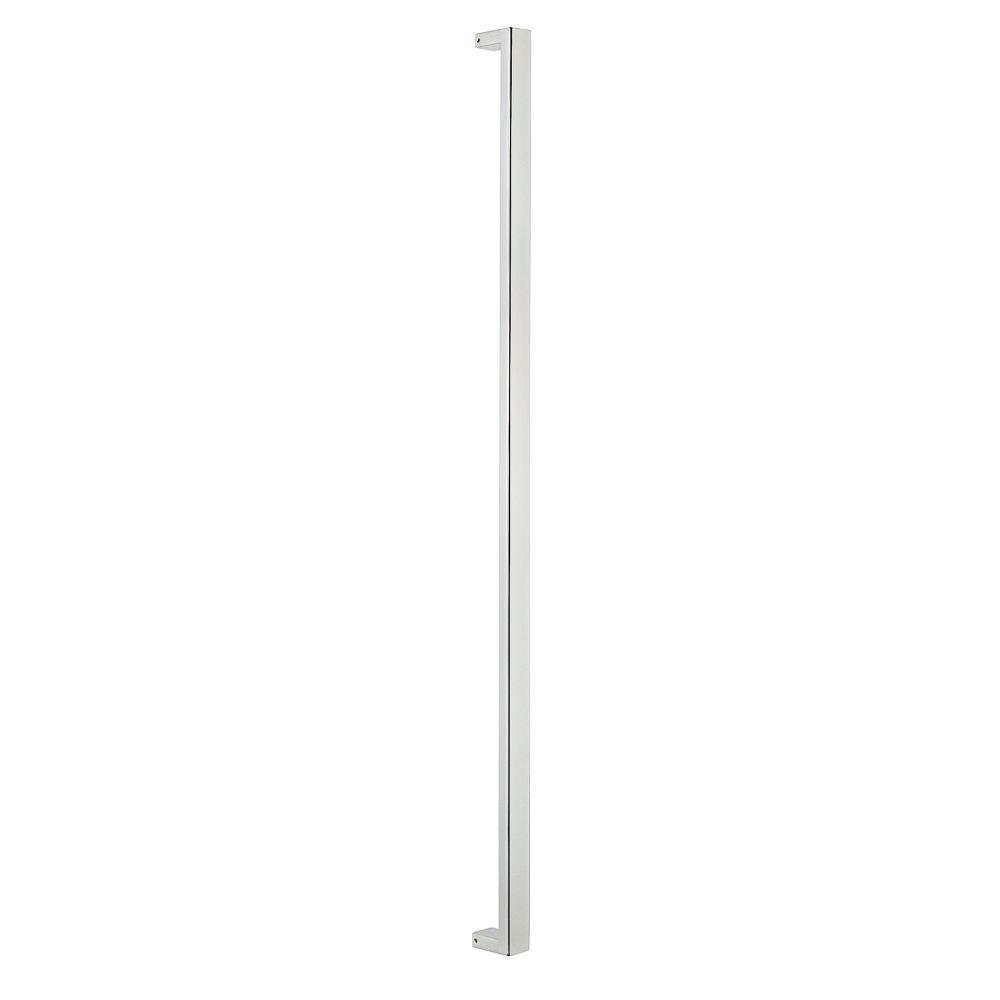 Sure-Loc Hardware PL-1SQ48 32D 48" Square Long Door Pull, Single-Sided, Satin Stainless