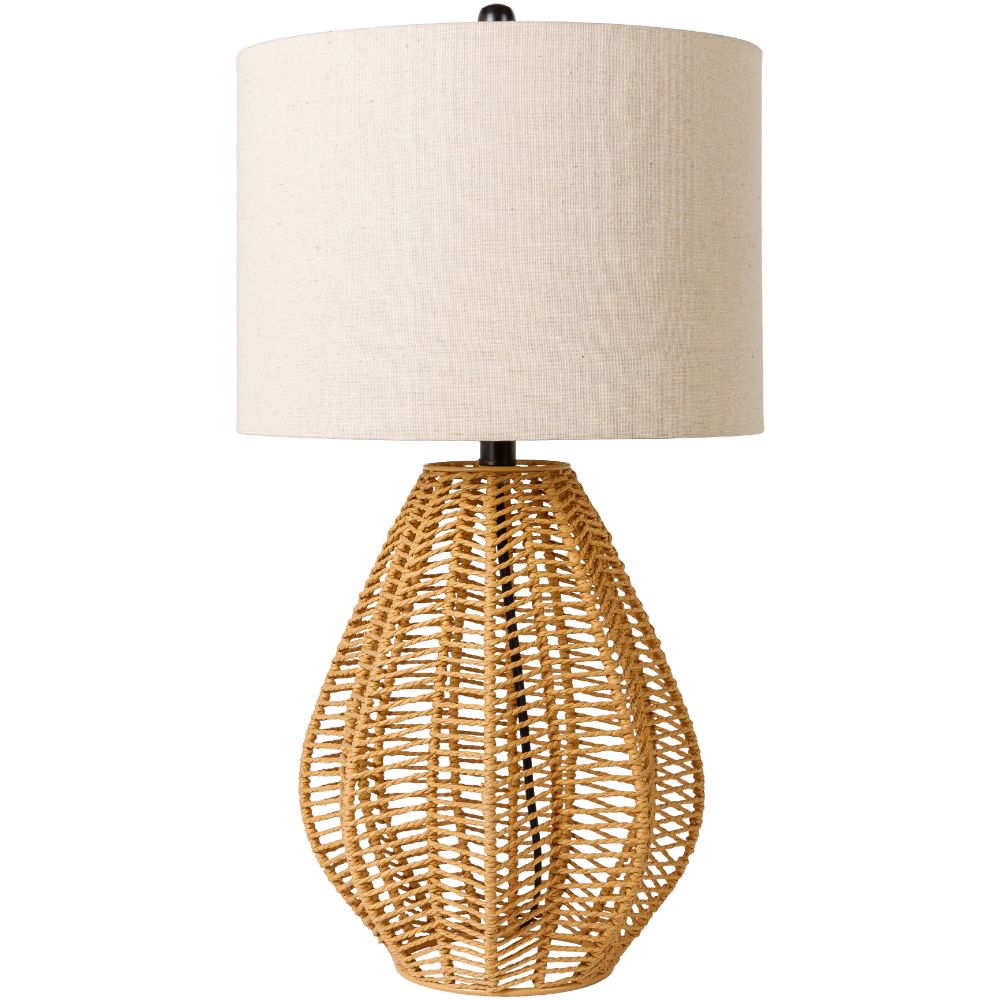 Surya ABC-002 Abaco 26"H x 14"W x 14"D Lamp in Ivory