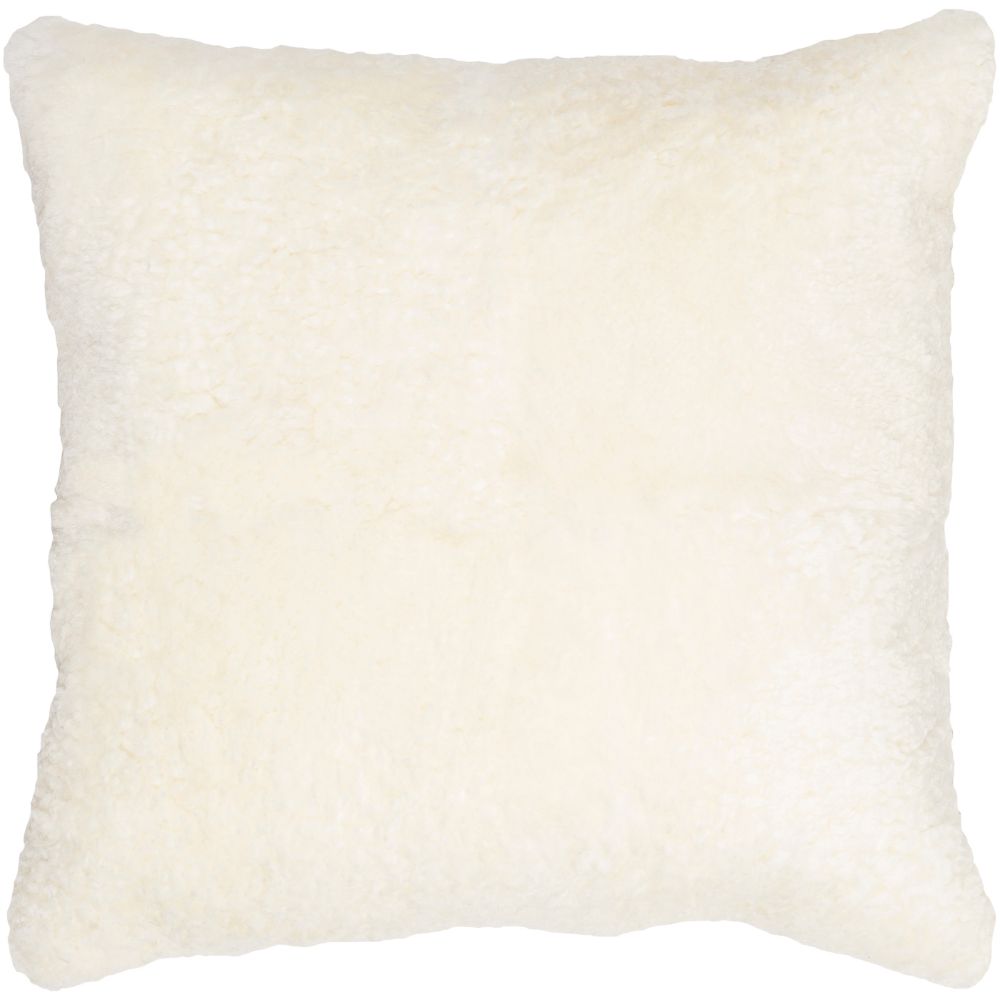 Surya NND001-2020 Northland 20"H x 20"W Pillow Cover in Whites
